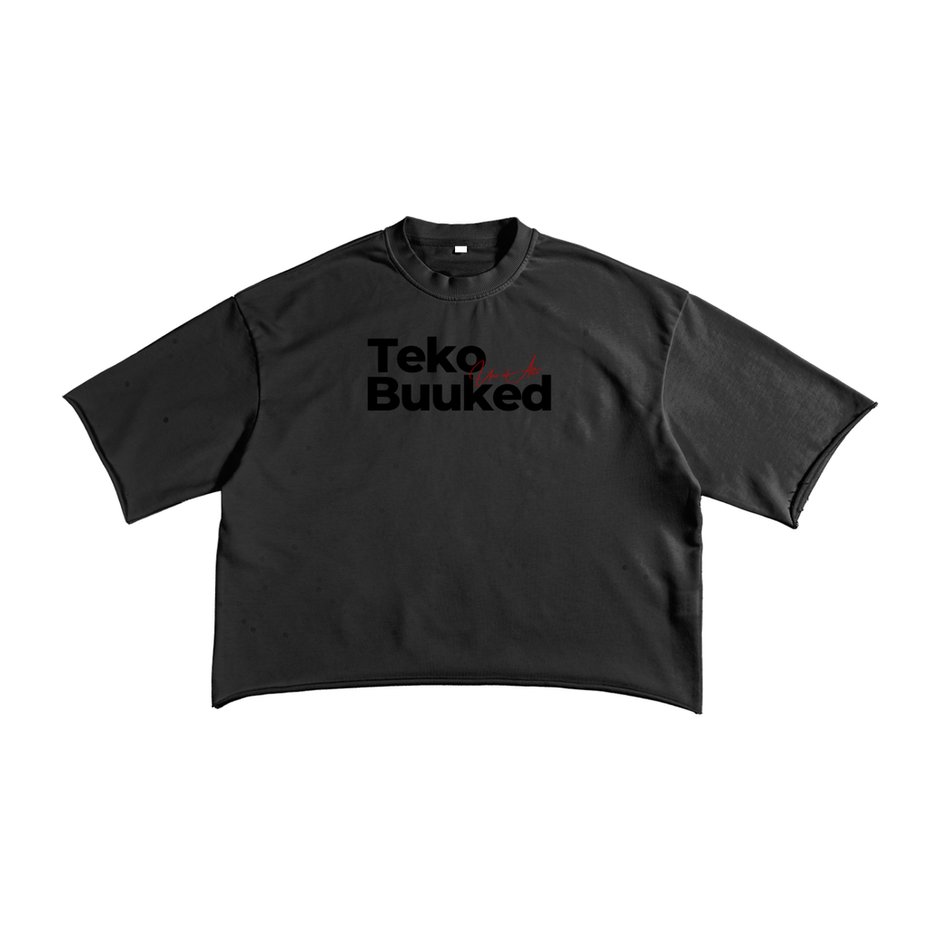 French Terry Raw Edge T-Shirt