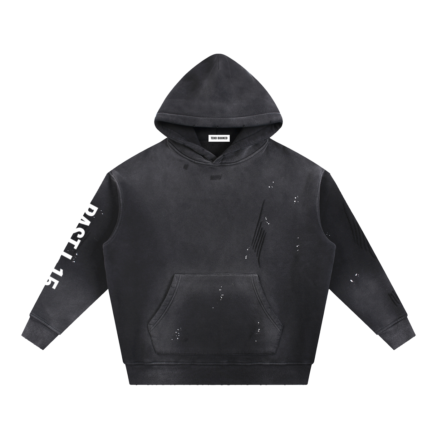 Past I-15 Frayed Fleece Hoodie