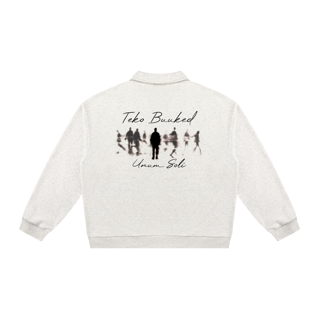 Unisex Oversized Collared Sweatshirt