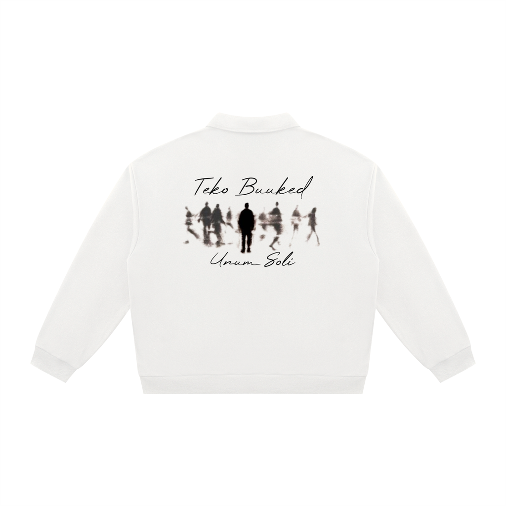 Unisex Oversized Collared Sweatshirt