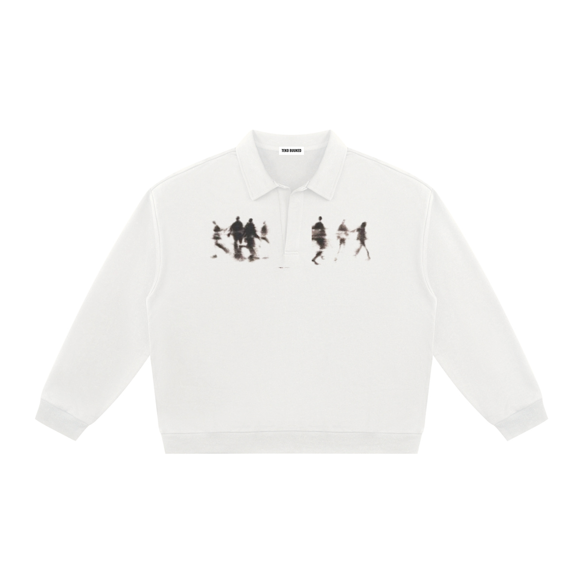 Unisex Oversized Collared Sweatshirt